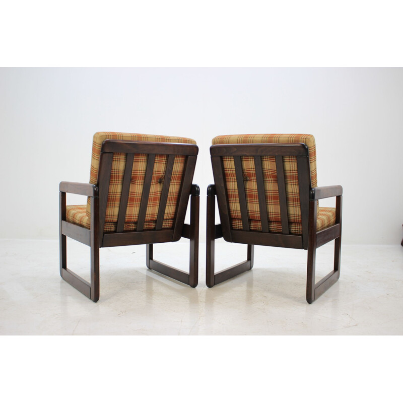 Set of 6 vintage armchairs from Czechoslovakia, 1970