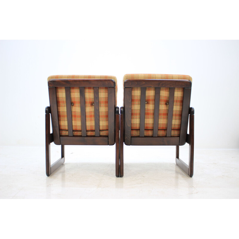 Set of 6 vintage armchairs from Czechoslovakia, 1970