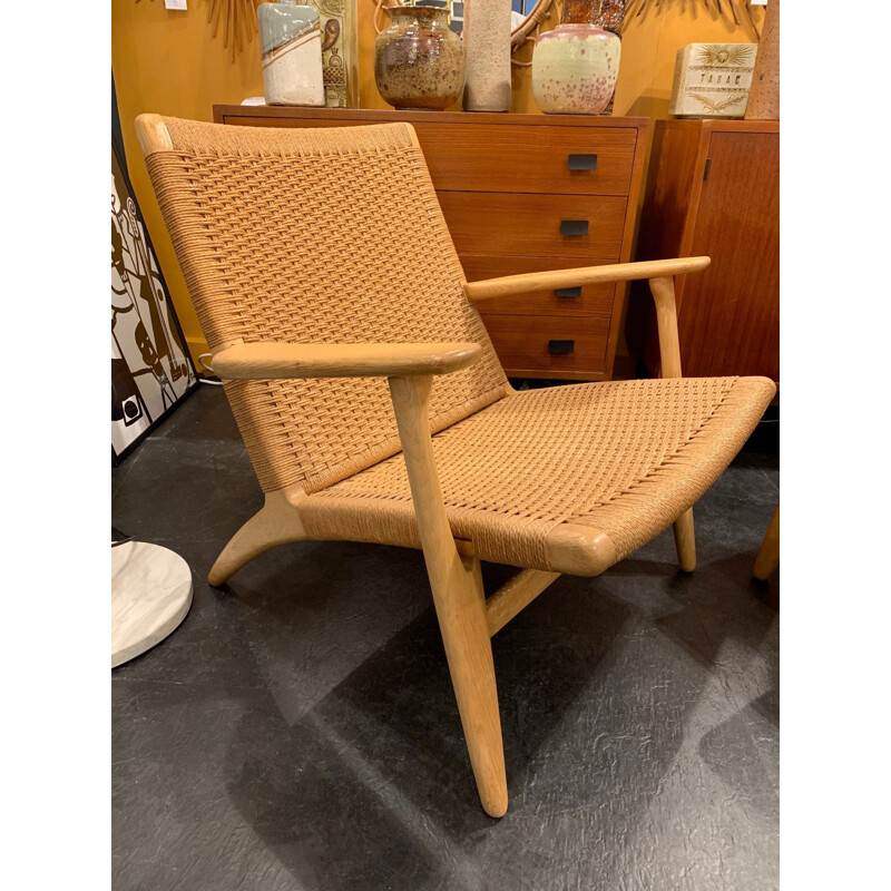 2 vintage Scandinavian armchairs by Hans Werner and Carl Hansen from the 50s