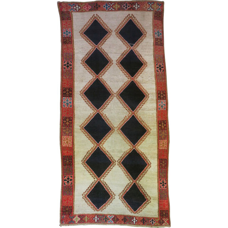 vintage patterned rug, 1950
