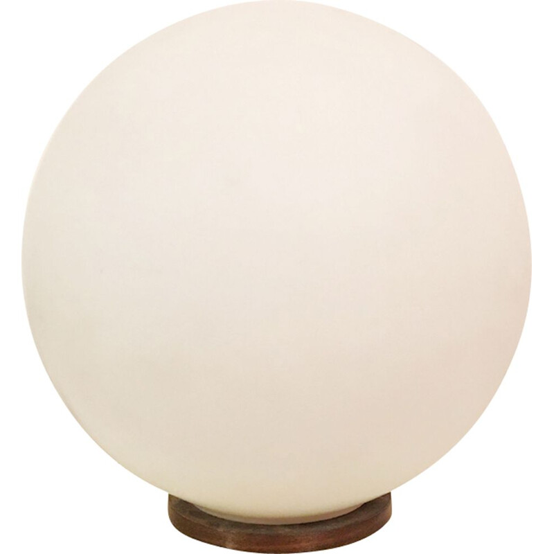 White Moon table lamp in glass