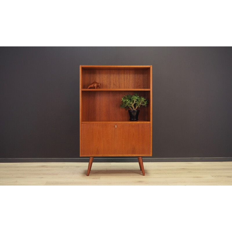 Vintage Scandinavian bookcase in teak from the 60s