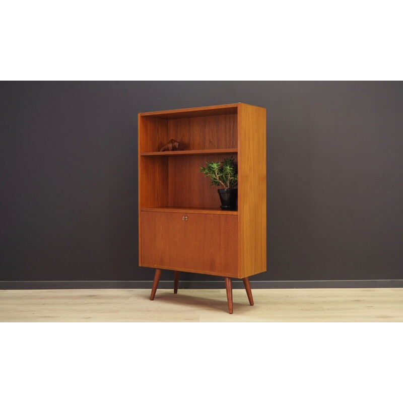 Vintage Scandinavian bookcase in teak from the 60s