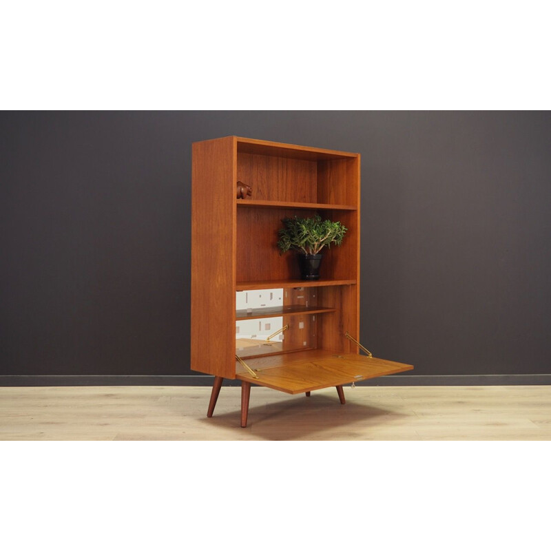 Vintage Scandinavian bookcase in teak from the 60s