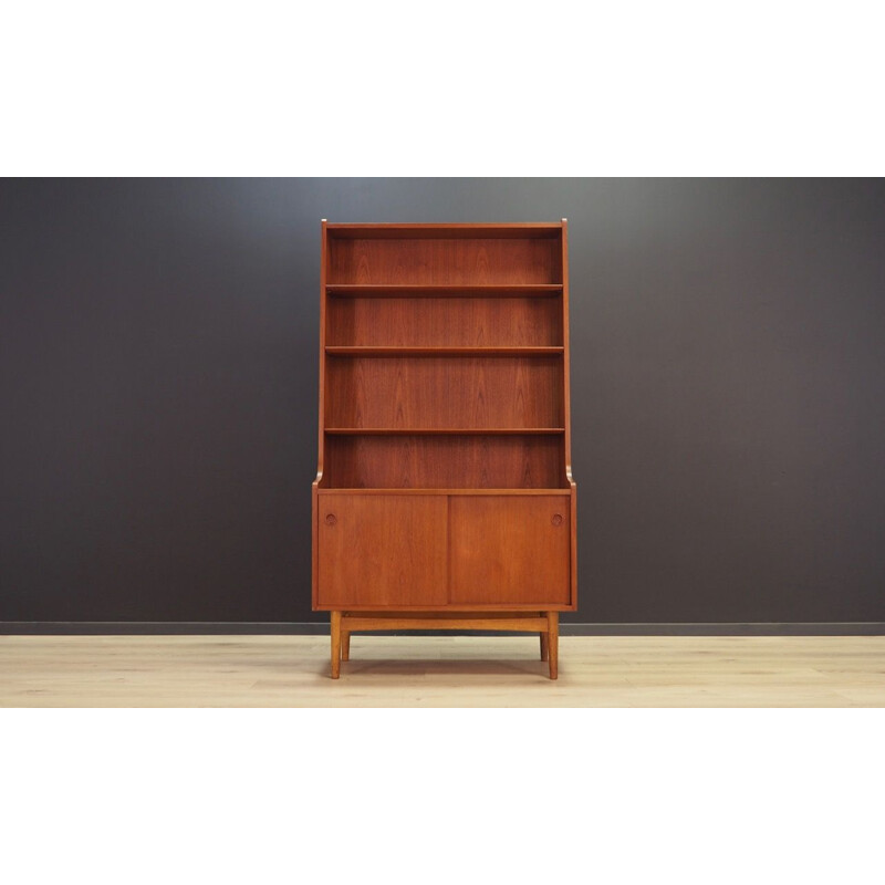 Vintage  bookcase in teak by Johannes Sorth from the 60s 