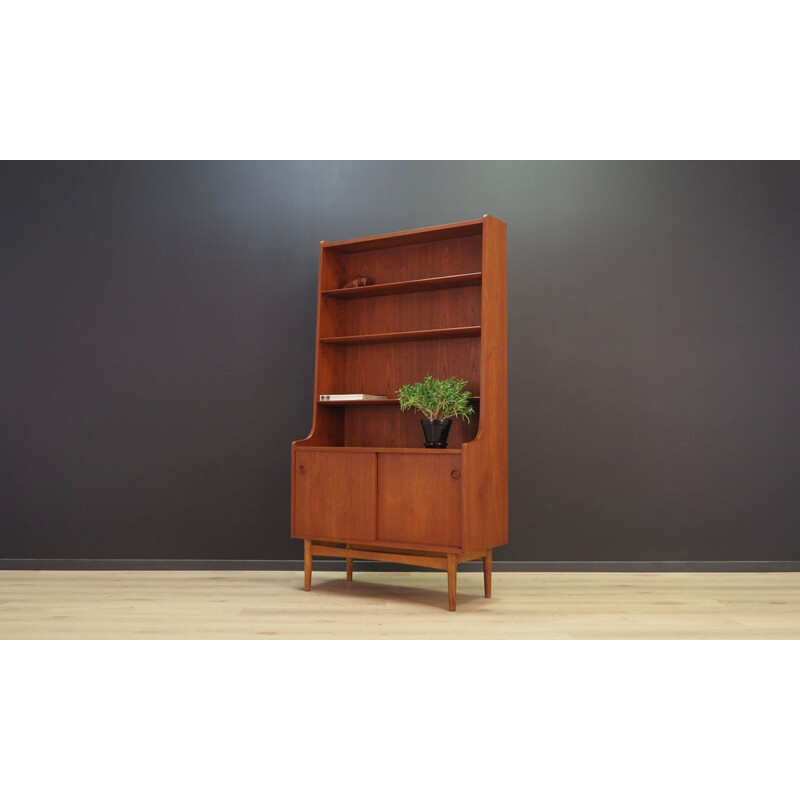 Vintage  bookcase in teak by Johannes Sorth from the 60s 