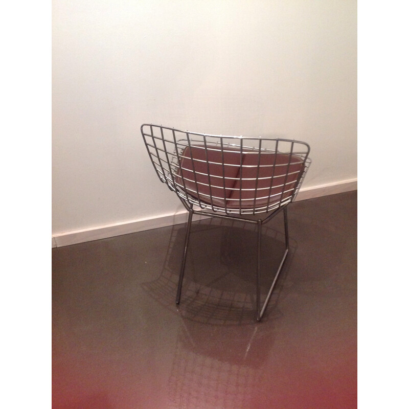Chromed steel child chair, Harry BERTOIA - 1950s