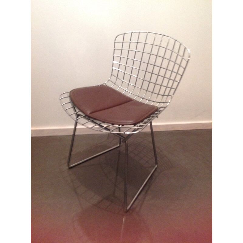 Chromed steel child chair, Harry BERTOIA - 1950s