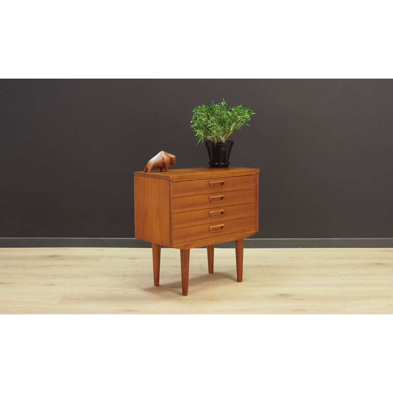 Vintage chest of drawers in teak from the 60s