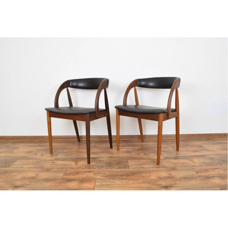 Set of 2 vintage Dining Chairs, Danish, 1960s, 