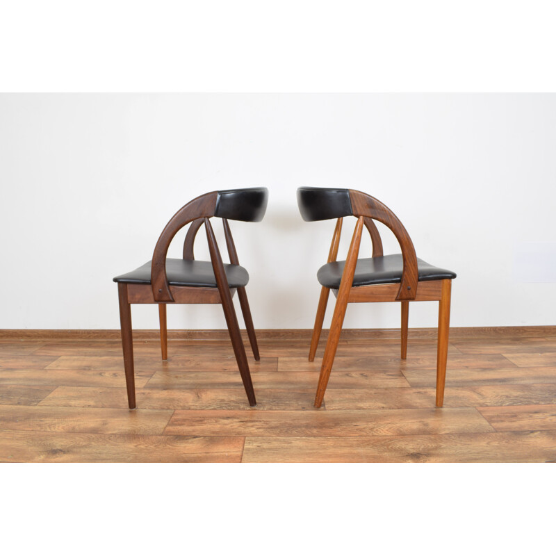 Ensemble de 2 chaises vintage, Danois, années 1960