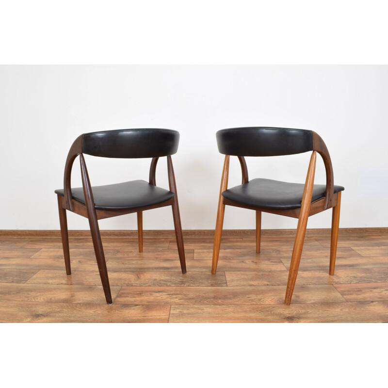 Set of 2 vintage Dining Chairs, Danish, 1960s, 