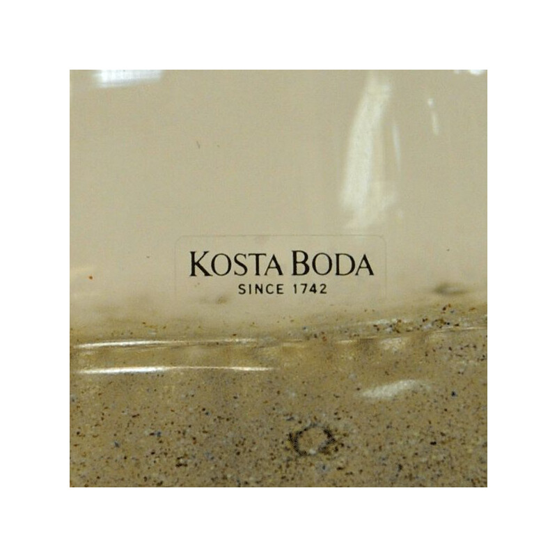 Vintage Vase Fossil Art Glass Model 40013 by Kjell Engman for Kosta Boda, Sweden