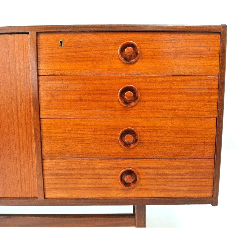 Vintage Sideboard in Teak & Rosewood, Danish 1950s