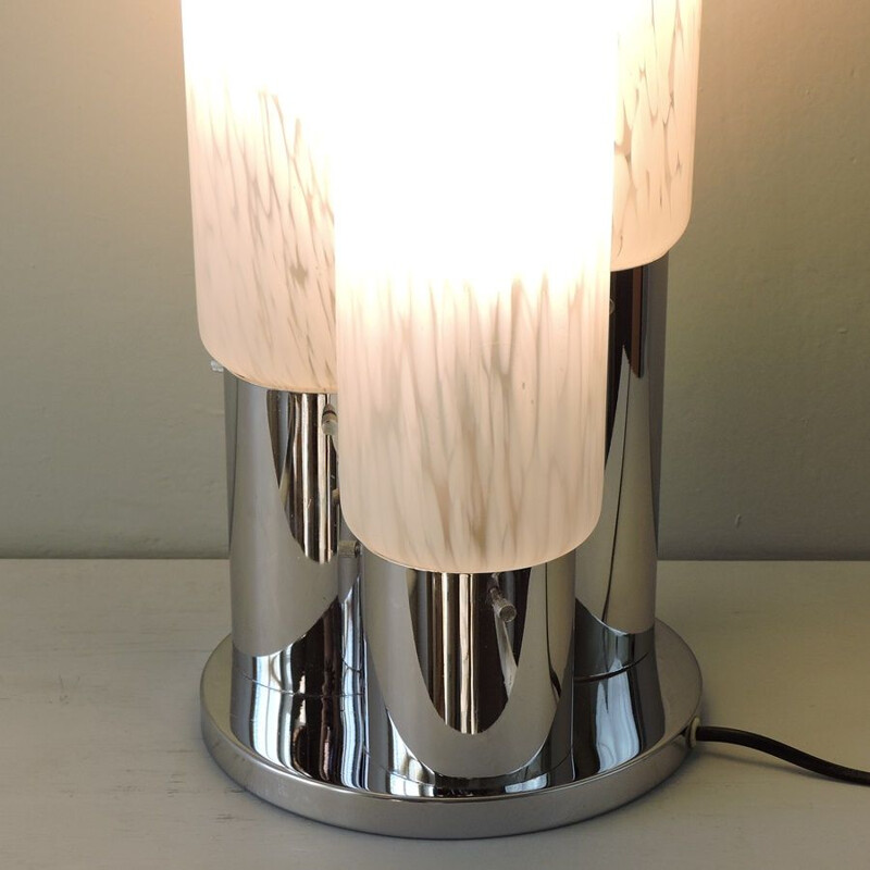 Lampe vintage murano Carlo Nason Italie années 60