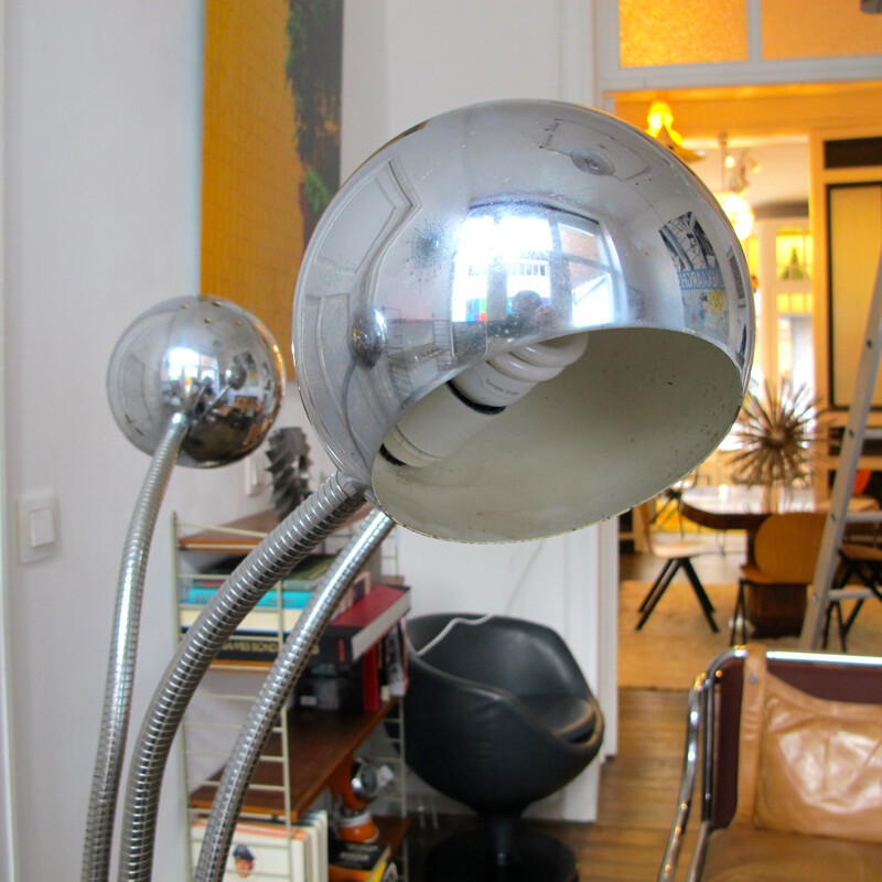 Four globes floor lamp, Geoffredo REGGIANI - 1970s