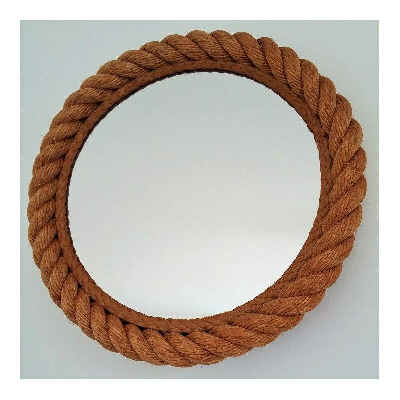 Vintage mirror in rope 