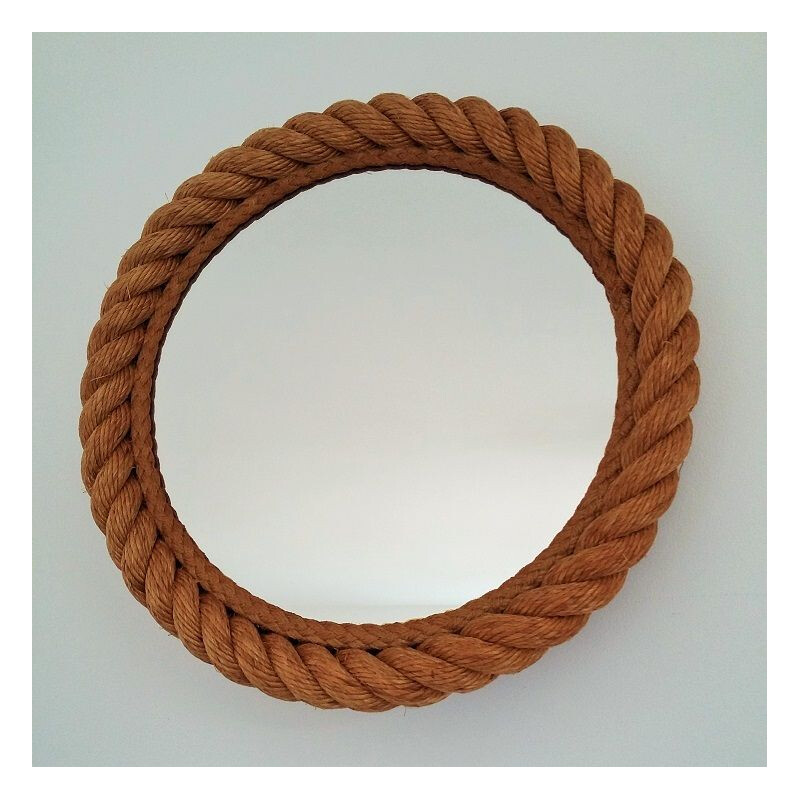 Vintage mirror in rope 