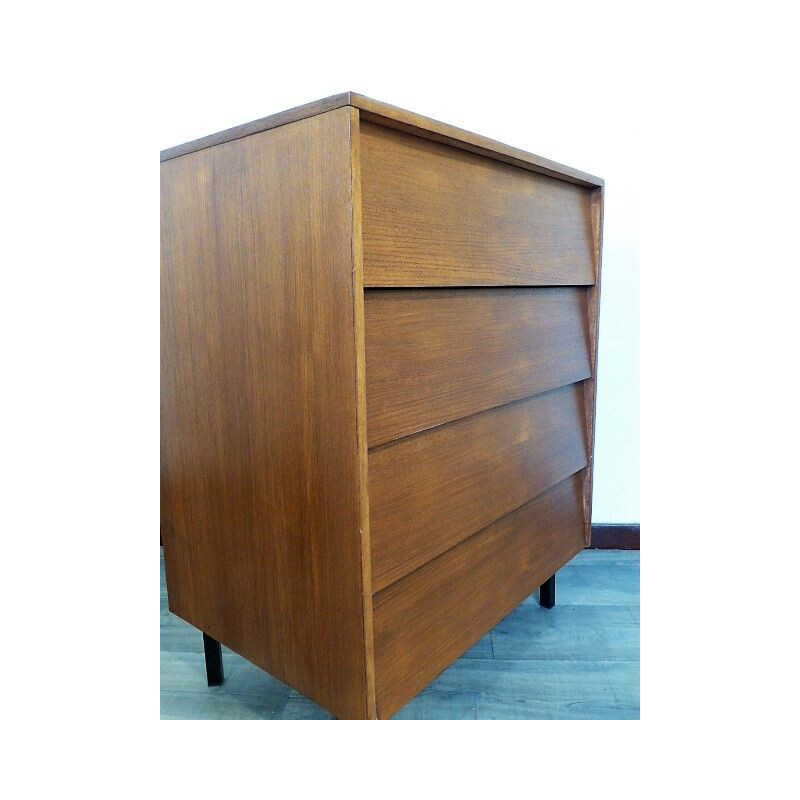 Vintage chest of drawers in teak, 1960s