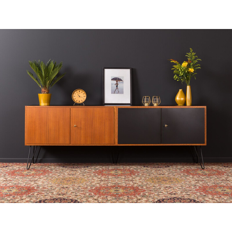 Vintage sideboard in teak, Germany, 1950s