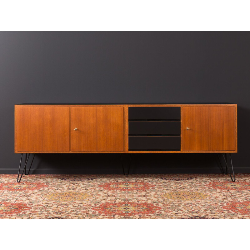 Vintage sideboard in teak, Germany, 1950s