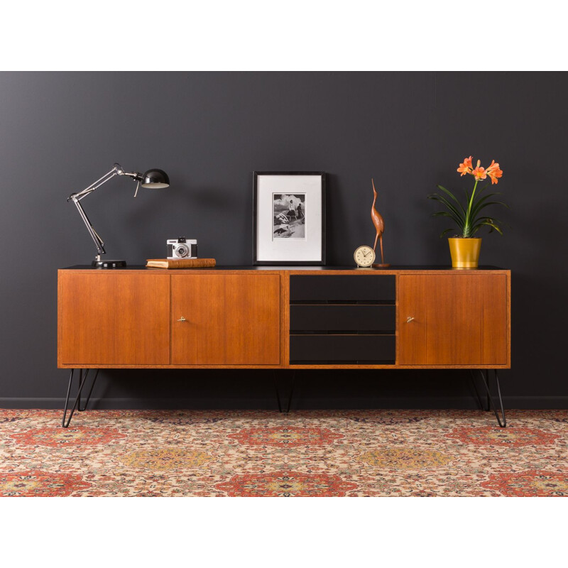 Vintage sideboard in teak, Germany, 1950s