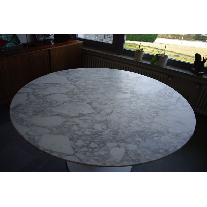 Table vintage en marbre Eero Saarinen pour Knoll 1960s