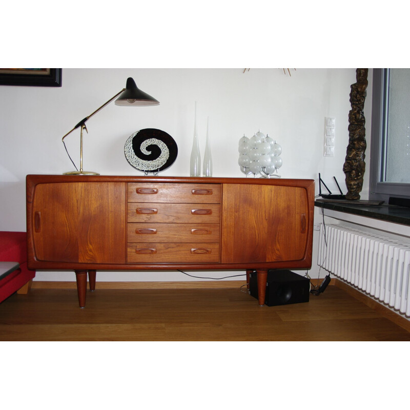 Enfilade vintage de HP Hansen en teck Danoise 1960