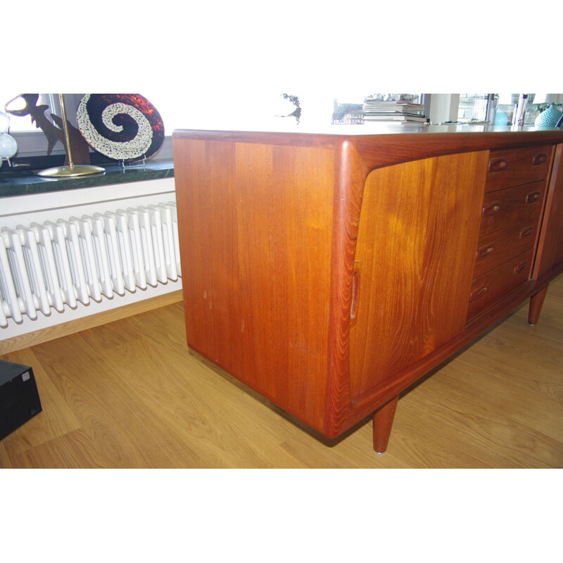 Enfilade vintage de HP Hansen en teck Danoise 1960