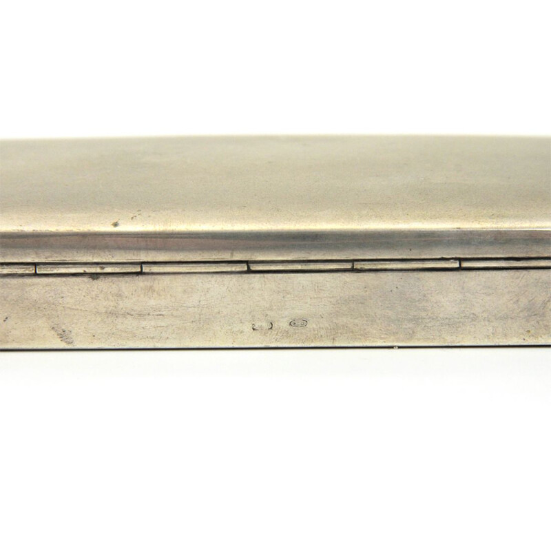 Vintage box in silver, Italian, 1950s