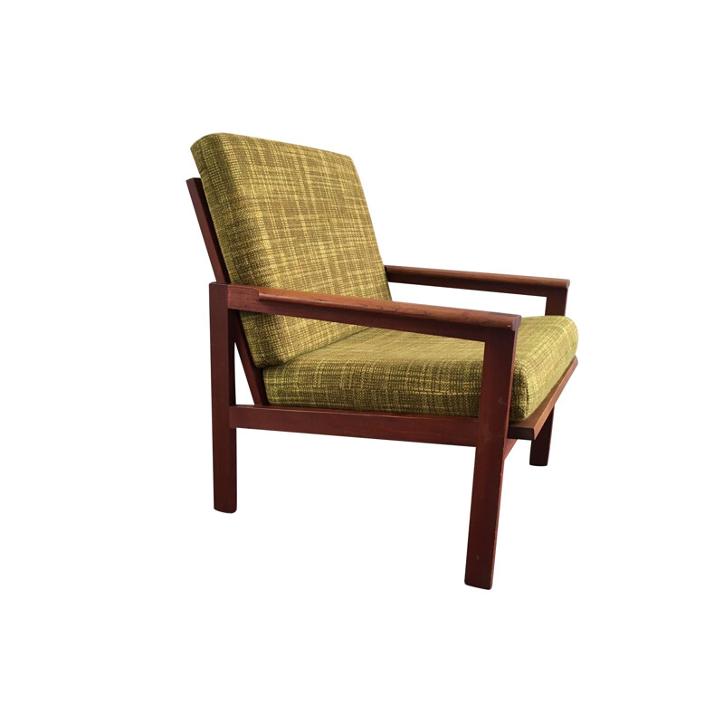 Vintage Danish teak armchair by Wikkelsoe,1960