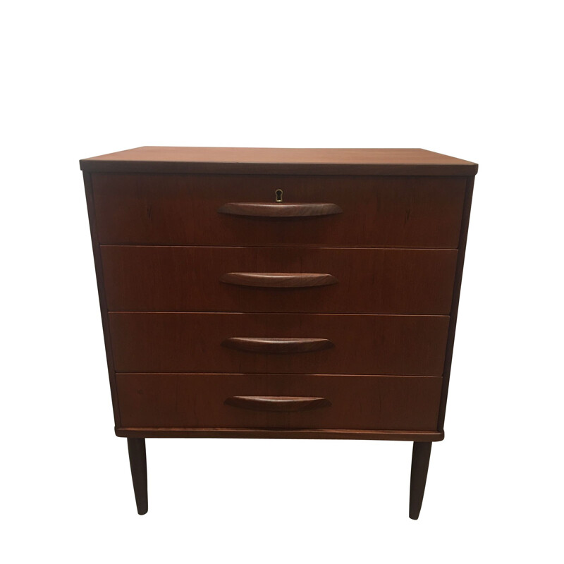 Vintage Scandinavian Chest of drawers with 4 drawers,1960