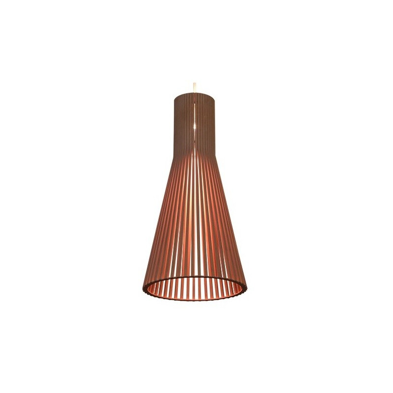 Aspiro Finnish hanging lamp in birch - 2000s