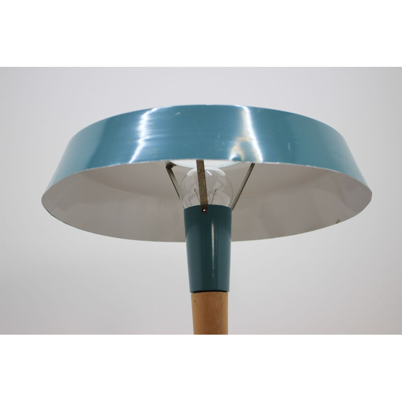 Vintage blue table lamp,1970