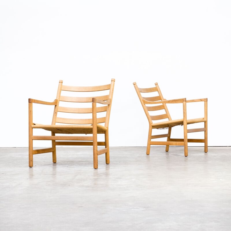 2 Vintage armchairs by Hans Wegner for Carl Hansen & Son,1960