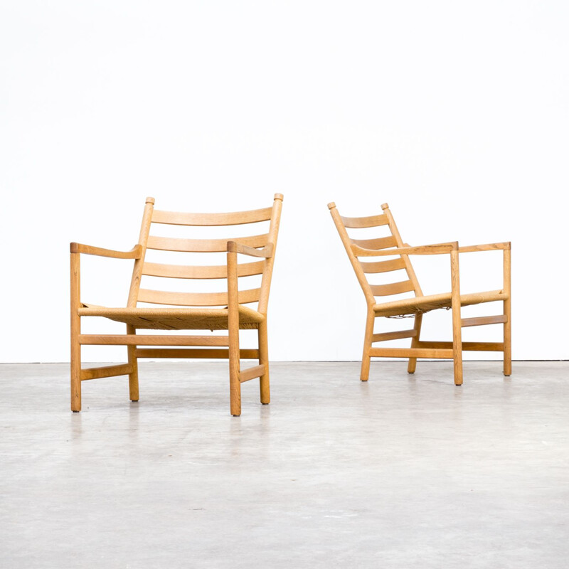 2 Vintage Sessel von Hans Wegner für Carl Hansen,1960
