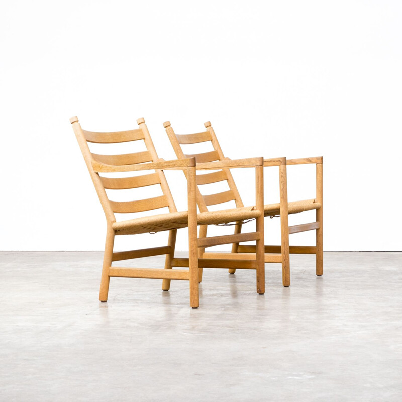 2 Vintage Sessel von Hans Wegner für Carl Hansen,1960