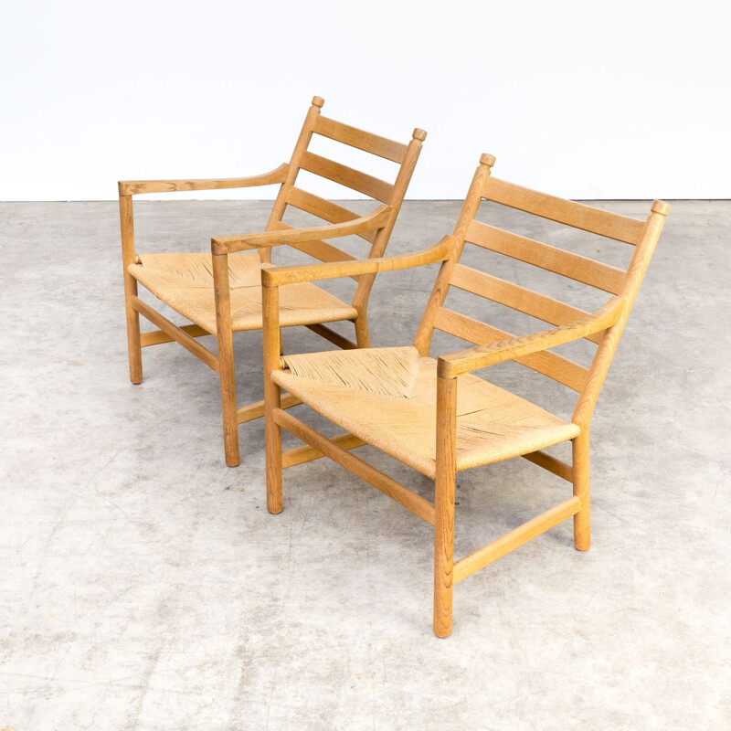 2 Vintage armchairs by Hans Wegner for Carl Hansen & Son,1960