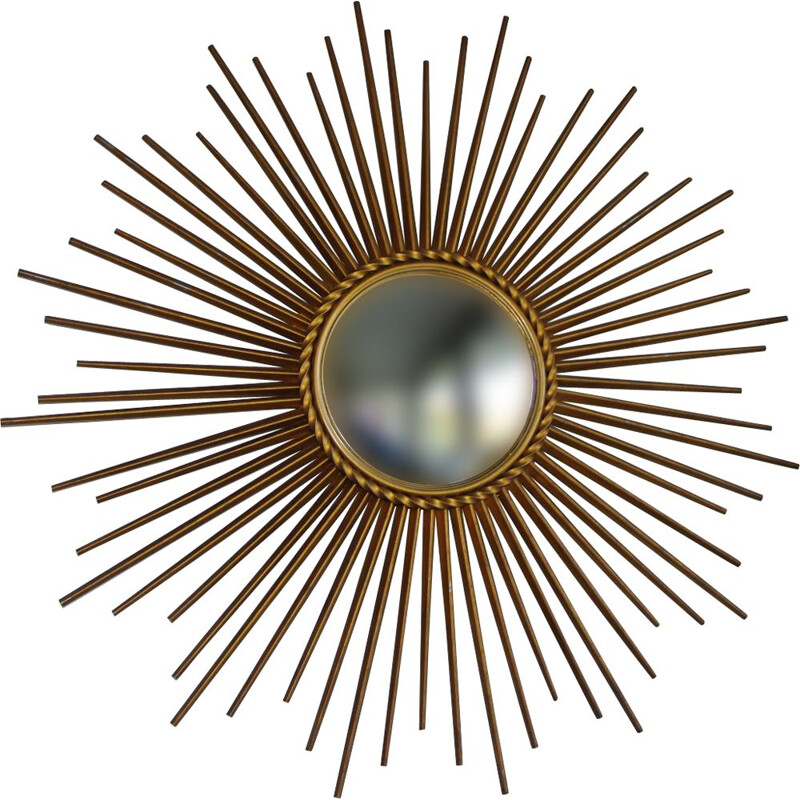 Vintage sun mirror by Chaty Vallauris,1950