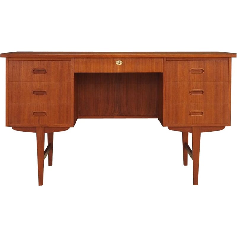 Vintage danish desk in teak from the 60s