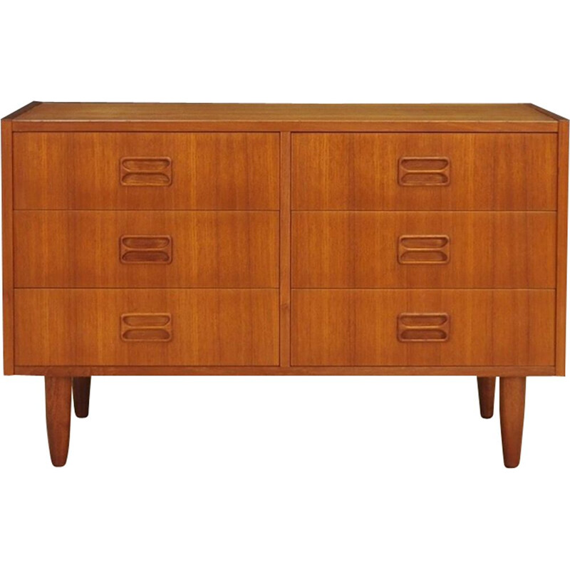 Vintage Scandinavian  chest of drawers in teck, 1960