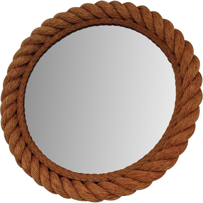 Vintage mirror in rope 