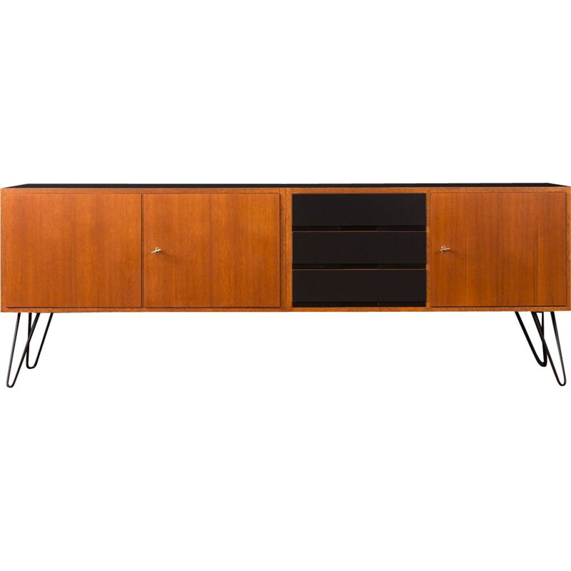 Vintage sideboard in teak, Germany, 1950s