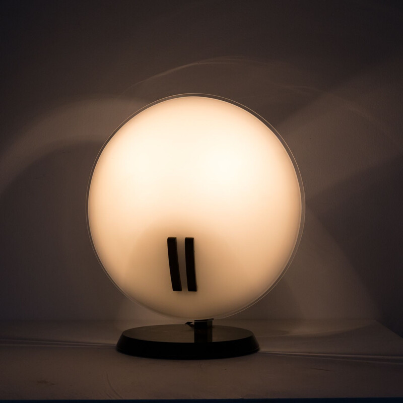 Vintage Italian table lamp by Bruno Gecchelin for Oluce,1980