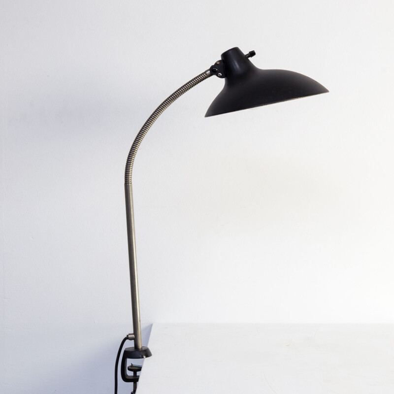 Lampe de bureau vintage Christian Dell pour Kaiser Idell années 1950 