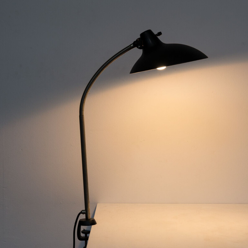 Lampe de bureau vintage Christian Dell pour Kaiser Idell années 1950 