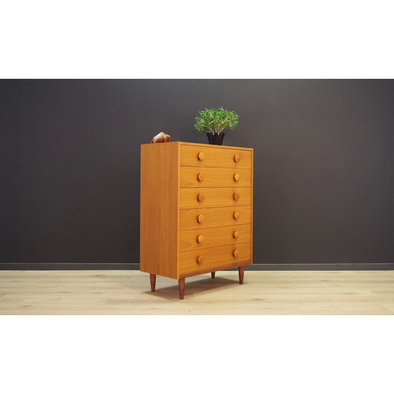 Vintage chest of drawers in teak, Danish, 1960s - 1970s