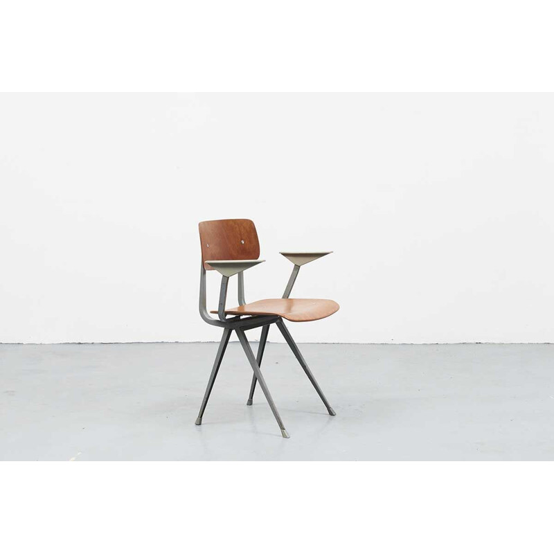 Vintage chair Result by Friso Kramer with armrests, 1958