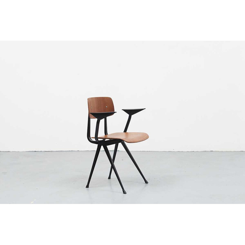 Vintage chair Result by Friso Kramer black base, 1958