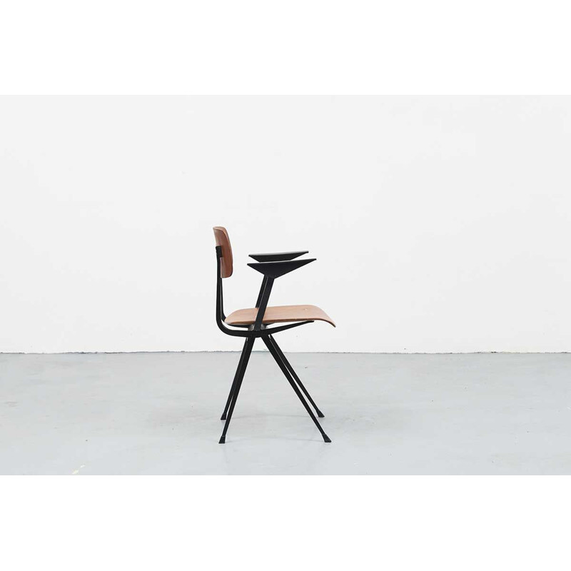 Vintage chair Result by Friso Kramer black base, 1958